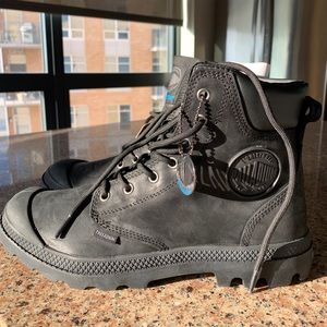 Black Palladium Waterproof Boots (M:US8.5/W:US10)